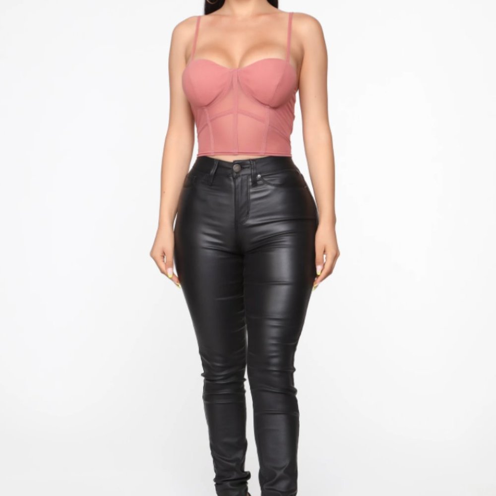 SoldOut Fashion Nova Coated With Love Pants SZ 7